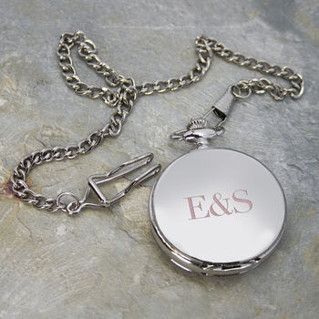 Personalised Heritage Dual Side Pocket Watch In Silver, 5 of 12