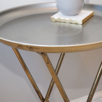 Brass Folding Table, 6 of 6