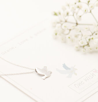 Dove Sterling Silver Necklace, 2 of 12