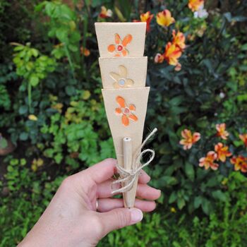 Reusable Ceramic Markers With Flower Design, 3 of 7