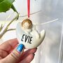 Personalised Angel And Moon Ceramic Decoration, thumbnail 5 of 7