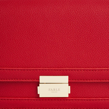 Kate Red Foldover Bag, 3 of 8