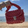 Personalised Alisha Crotchet Woven Cross Body Bag, thumbnail 1 of 5