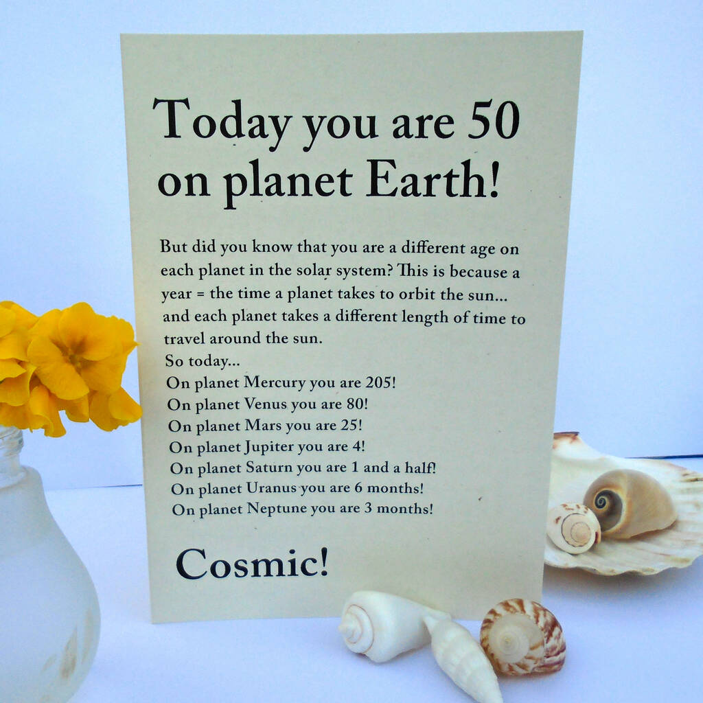 Personalised Space Age Birthday Card, 1 of 3