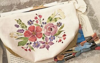 Embroidery Starter Set Project Bag And Essentials, 4 of 6