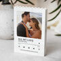 Personalised Wedding Song Photo Block Keepsake Gift, thumbnail 8 of 10