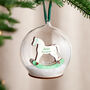 3D Rocking Horse First Christmas Bauble, thumbnail 3 of 3