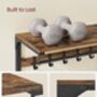 Wall Mounted Coat Rack With Removable Hooks, thumbnail 7 of 12