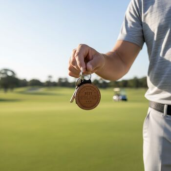 Personalised 'World's Best Golfer' Keyring, 5 of 9