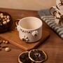 Mama Ceramic Mug 24ct Gold Plated, 3D Daisy Detail, thumbnail 3 of 5