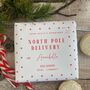 North Pole Special Delivery Personalised Wrapping Paper, thumbnail 2 of 9