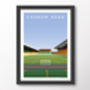 Norwich City Carrow Road From The River End Poster, thumbnail 8 of 8