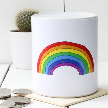 Personalised 'Rainbow' Money Box, 2 of 5