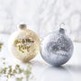 Personalised Mr And Mrs Sparkle Bauble, thumbnail 1 of 3
