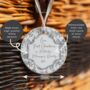 Our First Christmas As Mummy And Daddy Floral Tree Decoration, thumbnail 2 of 3