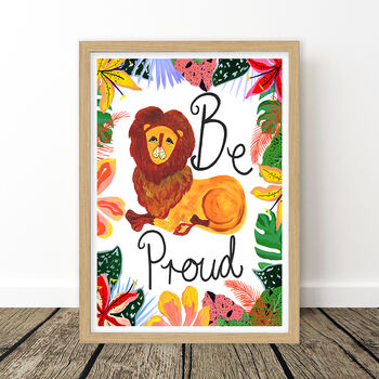Lion Be Proud Kids Print, 11 of 12