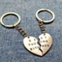 Best F*Cking Bitches Split Heart Friendship Keyrings, thumbnail 4 of 4