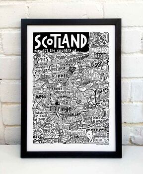 Scotland Landmarks Print, 4 of 11