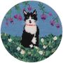 ‘Socks Clinton’ Cat Pawtrait Needlepoint Canvas Kit, thumbnail 3 of 6