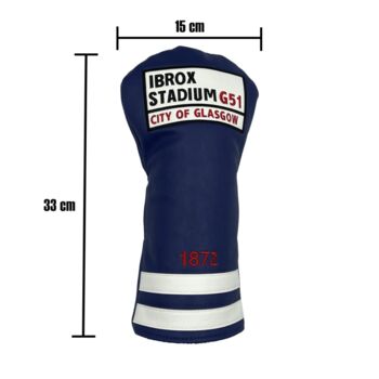 Rangers Ibrox Golf Driver Headcover, 5 of 6