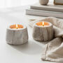 Natural Marble Tealight Holder Set Of Two, thumbnail 1 of 7