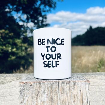 Be Nice To Yourself Candle, Keepsake And Notecard, 7 of 8