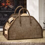 Open Ended Brown Jute Log Bag, thumbnail 1 of 5