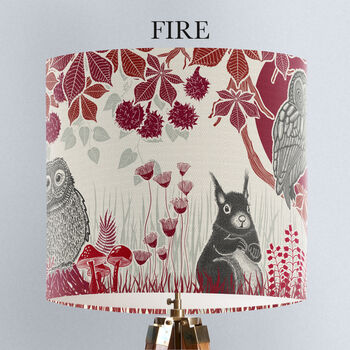 Country Lane Owl Lamp Shade, 9 of 9