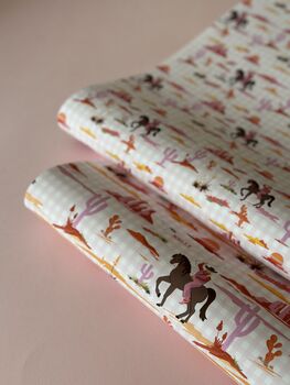 Personalised Wild West Wrapping Paper, 2 of 4