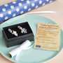 From Little Acorns Christening Cufflink Gifts For Boys, thumbnail 3 of 9