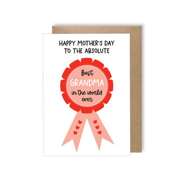 Mother's Day Card For Best Grandma, Gran Or Granny, 2 of 4