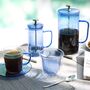 Blue Glass Cafetiere, thumbnail 1 of 2