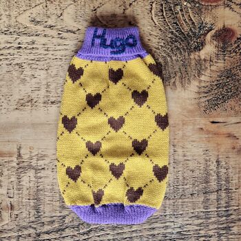 Personalised Knitted Dog Jumper, 5 of 5
