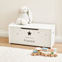 Personalised Large White Star Toy Box, thumbnail 4 of 4