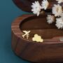 Sterling Silver Mismatched Plane And Cloud Stud Earrings, thumbnail 4 of 11