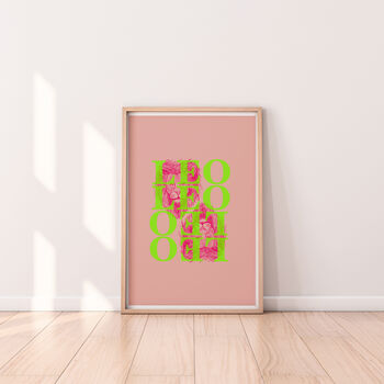 Leo Zodiac Typography Print, 2 of 6