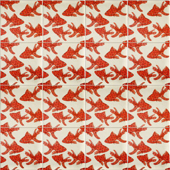 'Goldfish' Ceramic Tile, 8 of 11