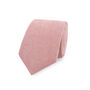 Wedding Handmade 100% Brushed Cotton Tie In Dusty Pink | Groomsmen Ties, thumbnail 9 of 10