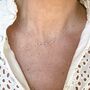 Petite 50th Birthday Heart Necklace, thumbnail 3 of 4