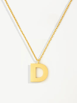Women's Initial Necklace In 18k Gold, Christmas Jewellery Gift, 7 of 12