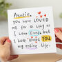 'Auntie I Have Loved You My Entire Life' Card, thumbnail 2 of 4