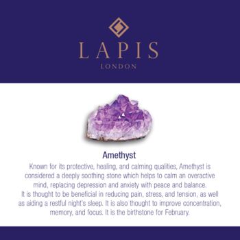 The Orb Amethyst February Birthstone Necklace, Silver, 6 of 7
