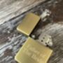 Personalised Engraved Matte Gold Lighter, thumbnail 4 of 9