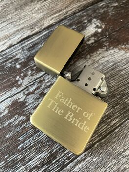 Personalised Engraved Matte Gold Lighter, 4 of 9