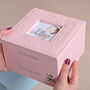 Personalised Baby Keepsake And Photo Box In Blue, thumbnail 6 of 6