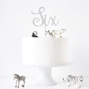 Personalised Number Birthday Cake Topper, 6 of 12