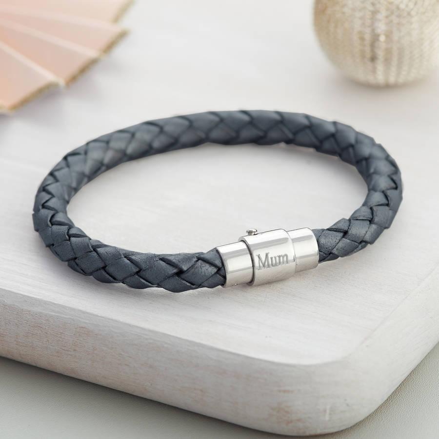 leather mothers bracelet