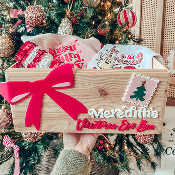 Personalised Christmas Eve Bow Box, 5 of 8