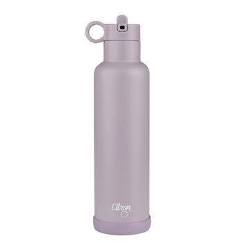 Citron Personalised Insulated Water Bottle + Two Lids, 8 of 9
