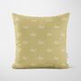 Personalised Gold Holly Christmas Cushion, thumbnail 5 of 7